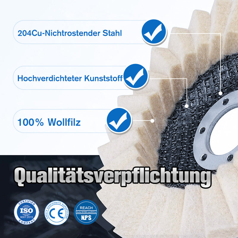 Wool Felt Polishing Pad for Angle Grinder