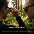 Sport-Sonnenbrille mit adaptiven Gläsern – Automatische Tönung
