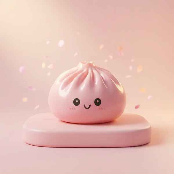 Squishy Dumpling Spielzeug mit Kawaii-Design