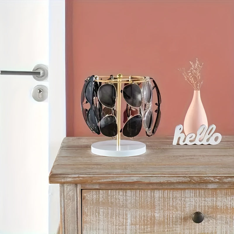 Metal Glasses Holder – Round Organizer for Multiple Glasses
