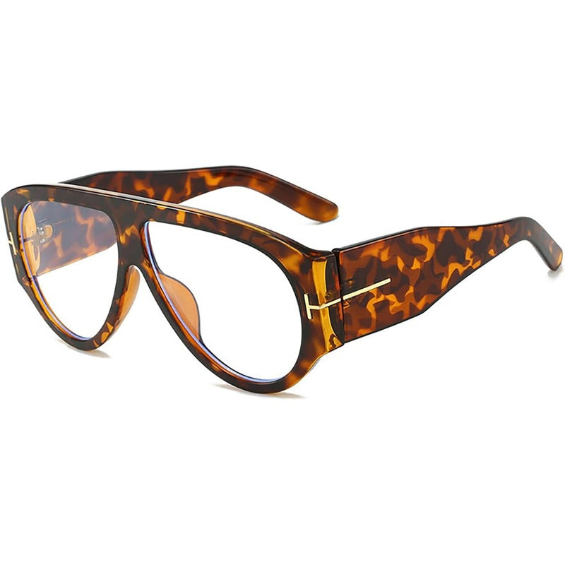 Aviator Oversized Sunglasses with UV400 Protection