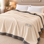 Plüsch Kuscheldecke Milchvelours – Ganzjahres Wohndecke