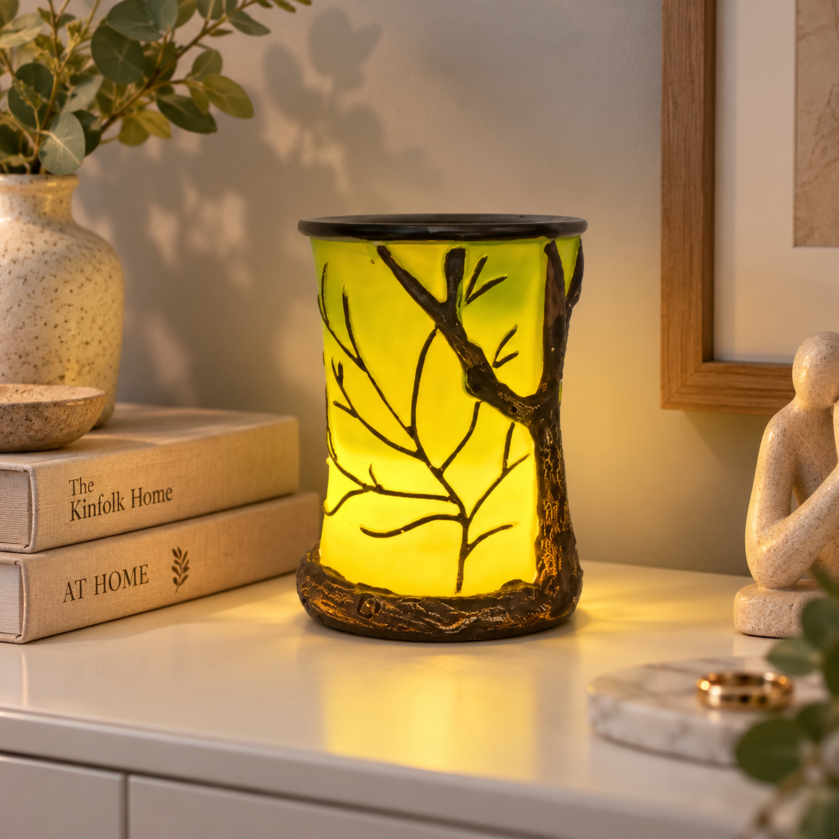 LED-Projektionsleuchte Baumschatten – Warmweißes Ambientelicht