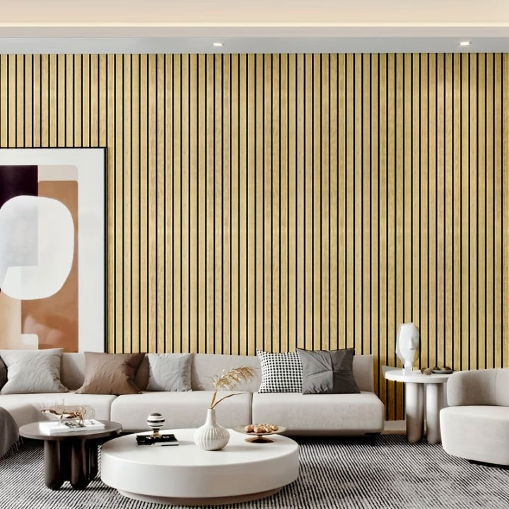 Self-Adhesive 3D Wall Panel with Wood Look