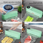 Cordless Vacuum Sealer with Display – Compact and Rechargeable