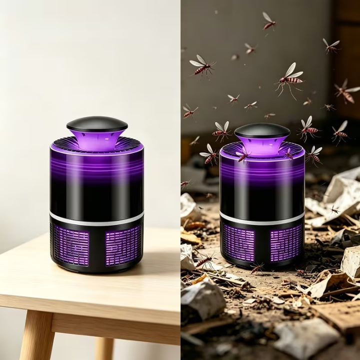 LED Insektenfalle mit UV-Licht – Leiser Mückenfänger
