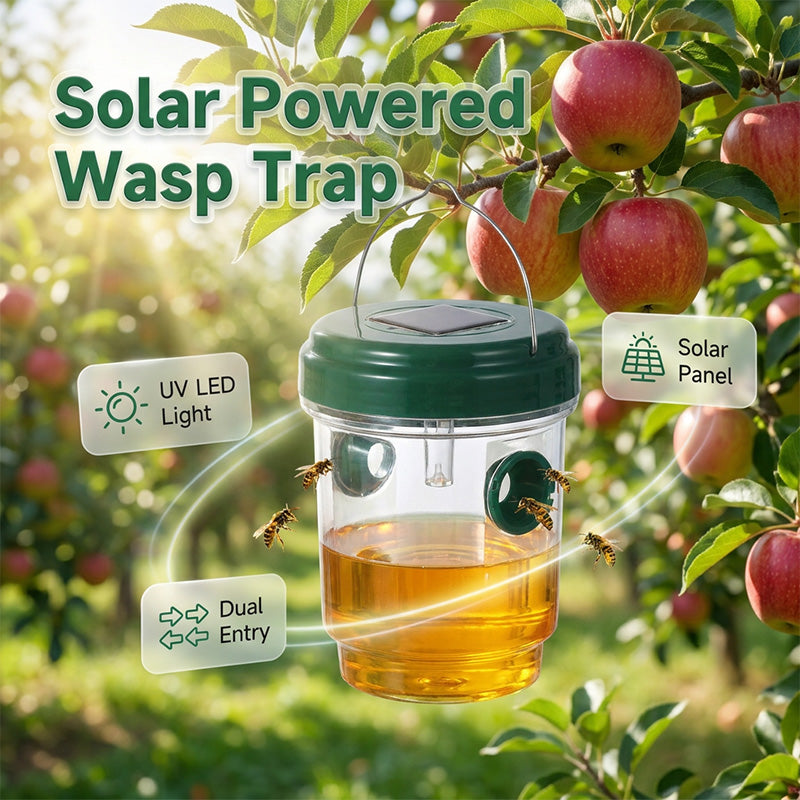 Solar-Wespenfalle mit LED-Anlockung