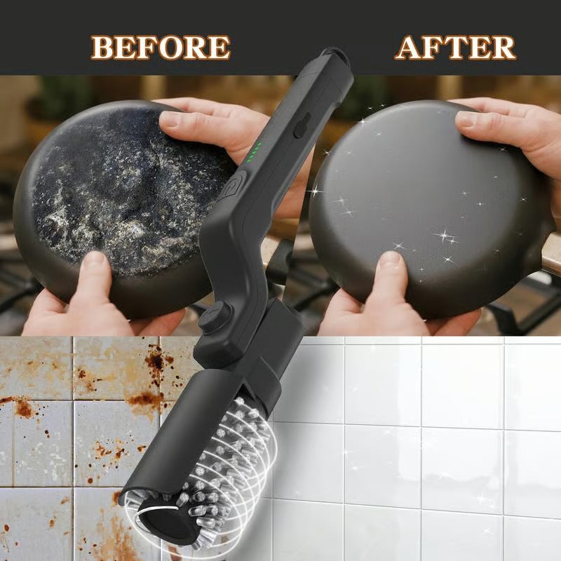 Rechargeable Electric Grill Brush – Quick Cleaning