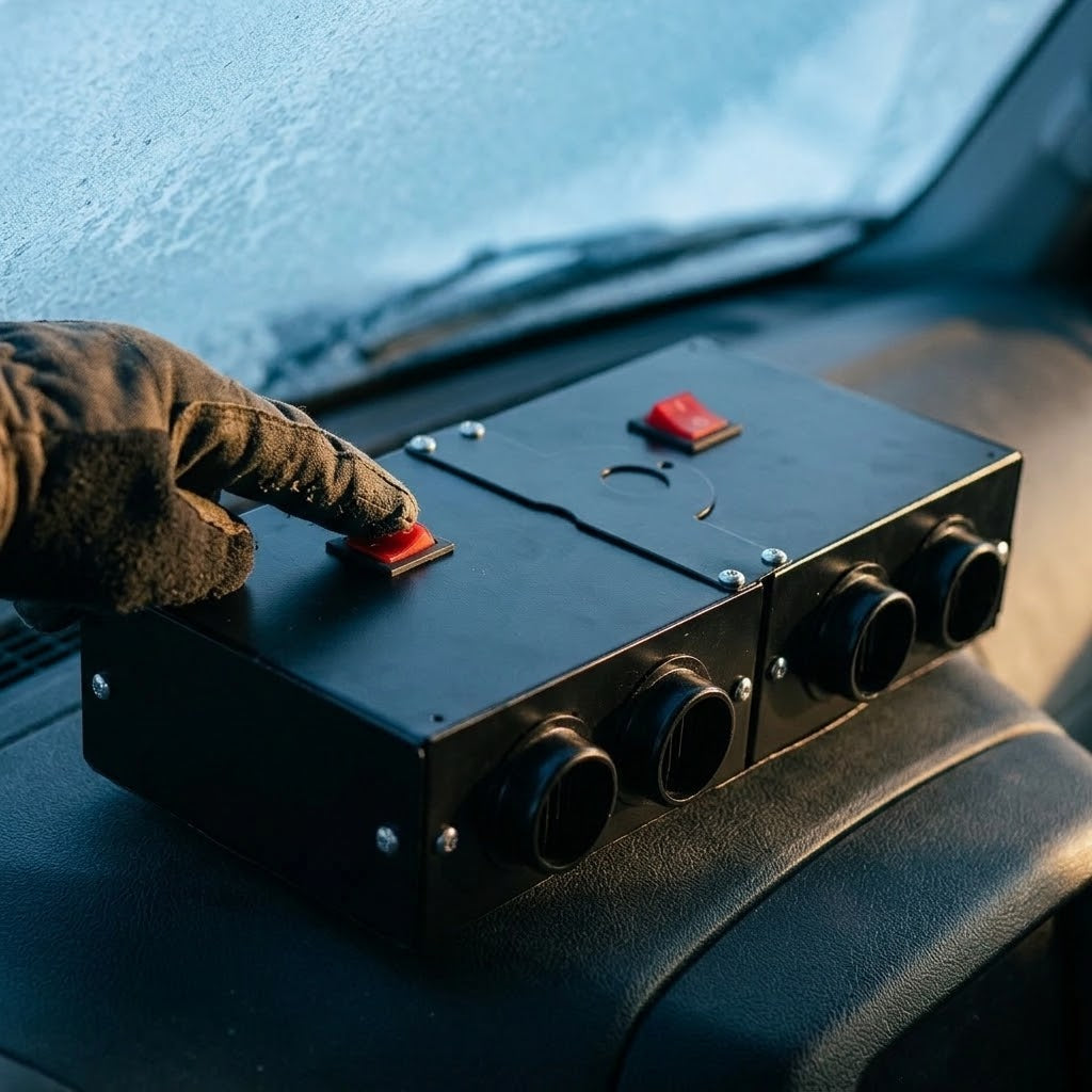 24V Autoheizung für LKW & Bus mit 4 Luftauslässen, Metallgehäuse