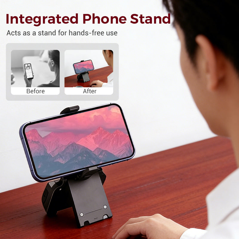 Smartphone Grip with Bluetooth Remote Shutter – Shake-Free Shots