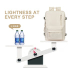 Travel backpack 35 L with USB port and shoe compartment