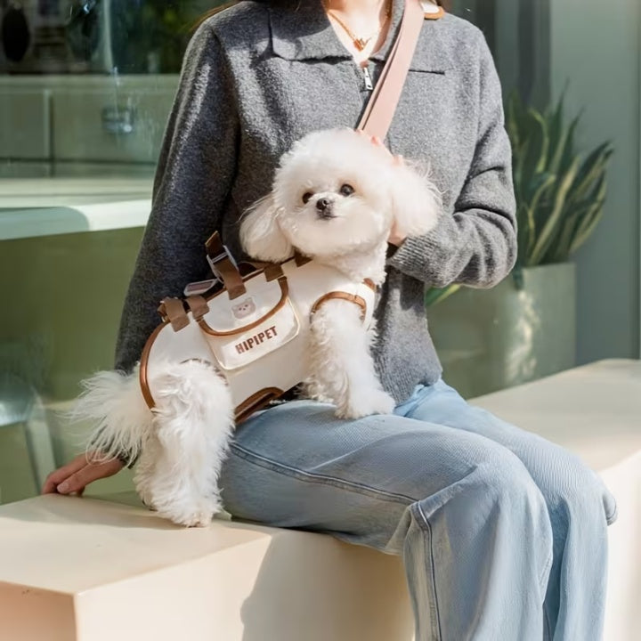Hundetragetasche mit ergonomischer Trageweise