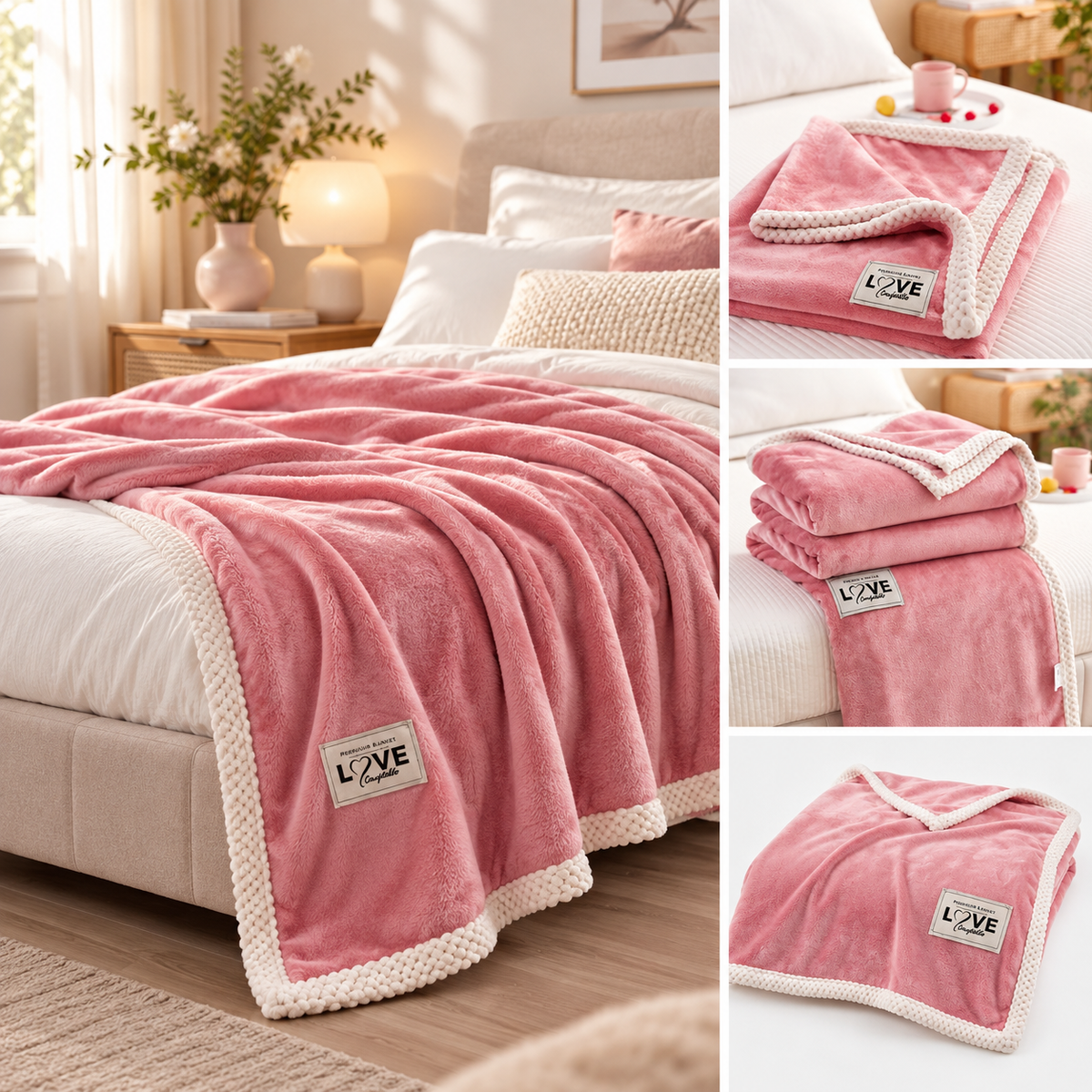 Kuscheldecke Flanell-Fleece – Weich und Warm