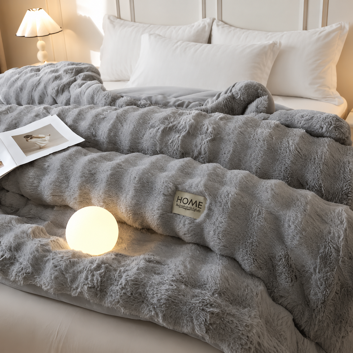 Fleece Bettdecke Milchvelours – Kuschelweich
