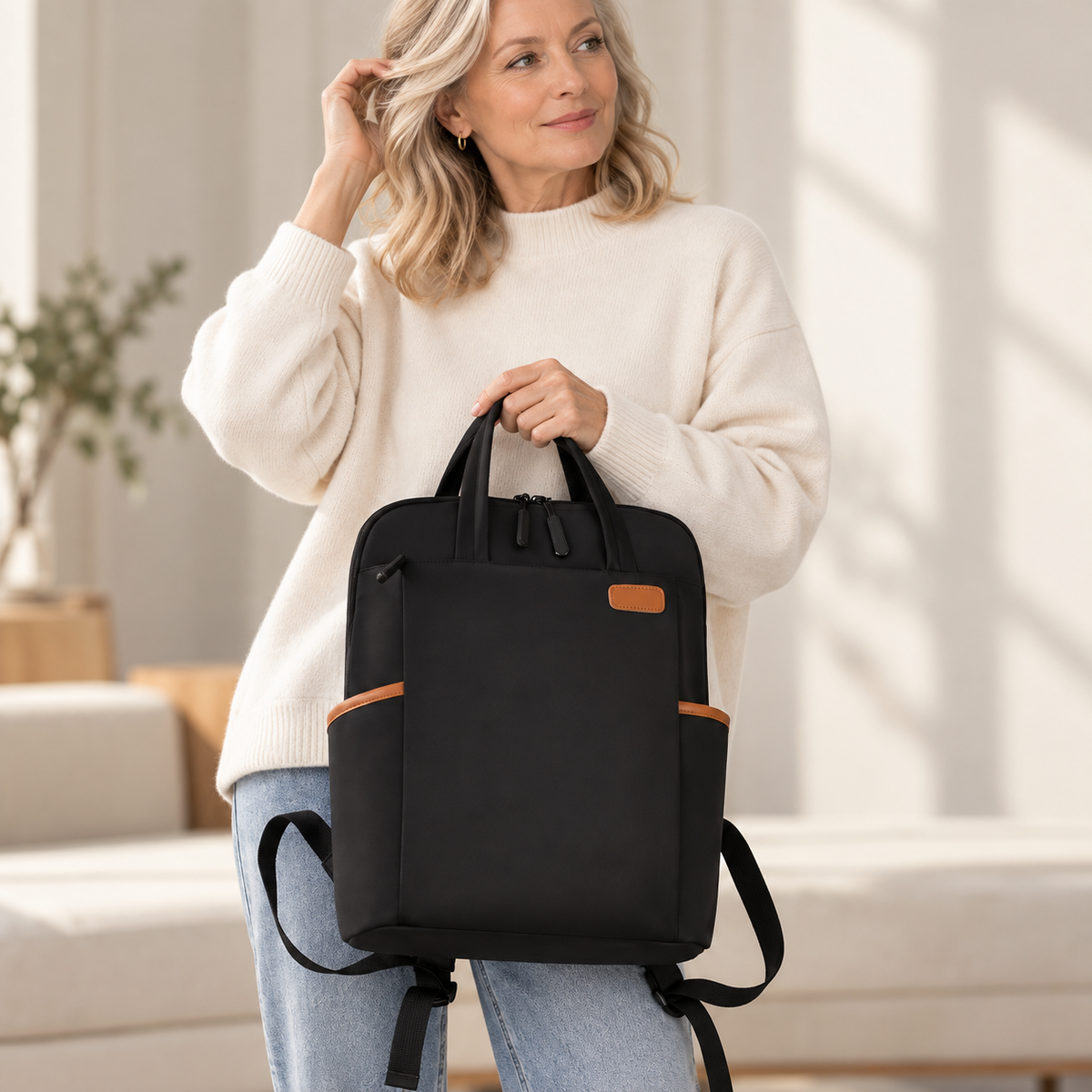 Diebstahlsicherer Reiserucksack Oxford-Gewebe