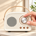 Bluetooth-Lautsprecher Retro-Design mit FM-Radio