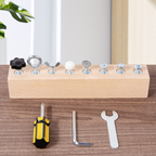 Wooden Screw Board for Children – 8 Different Fasteners