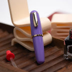 Fountain pen with fine nib and acrylic body