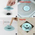 Drain stopper with hair catcher silicone – multifunctional