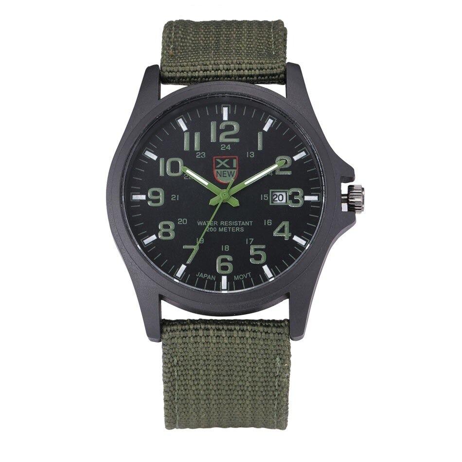Militäruhr mit Nylonarmband – Wasserfest und schlagfest