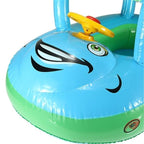Baby Schwimmsitz mit Sonnendach – Aufblasbar mit Spielzeug