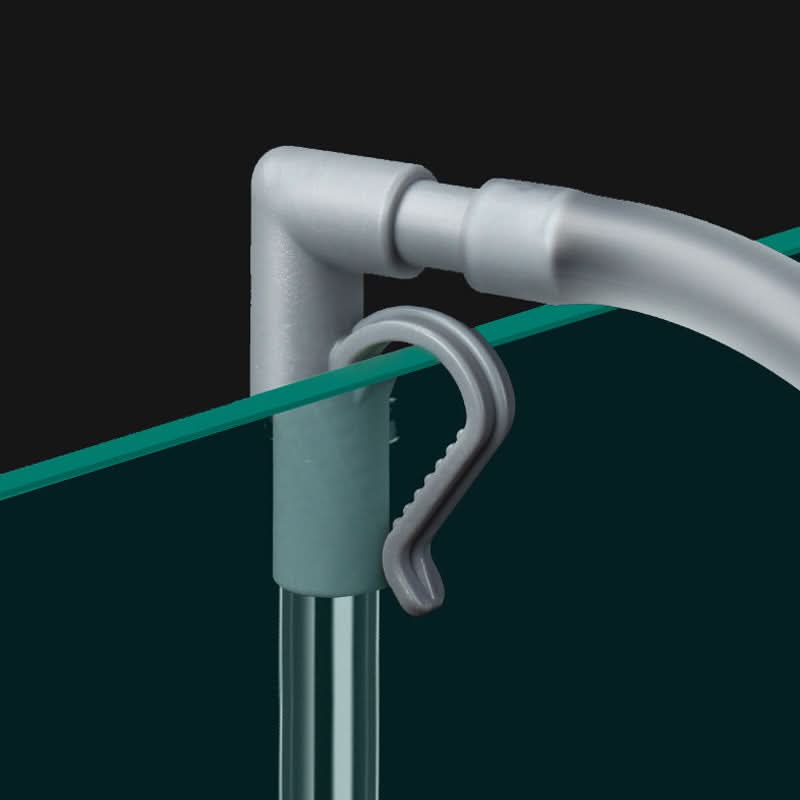 Aquarium Siphon mit Durchflussregelung und Fischnetz