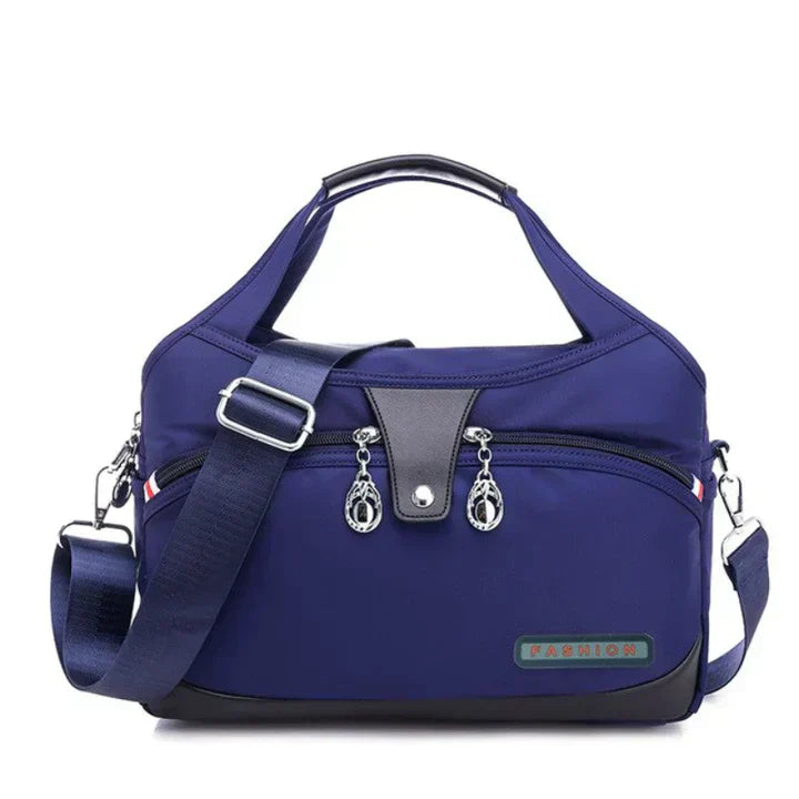 Damen Handtasche mit Schultergurt und mehreren Fächern