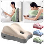 Wedge pillow for couples with ergonomic shape