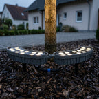 Modular LED tree ring segment – ground spotlight for trees and poles, IP65