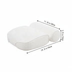 Badekissen mit Nackenstütze – ergonomisch, 38 × 34 cm