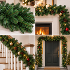 Weihnachtsgirlande Tannengrün – 2,7 m