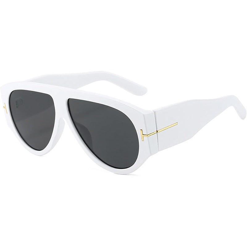 Aviator Oversized Sunglasses with UV400 Protection