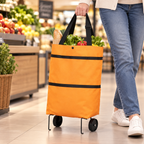 Einkaufstrolley faltbar mit Rollen – erweiterbar bis 5 kg