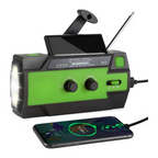 Emergency Radio with Solar and Crank – Power Bank for Outdoor Use