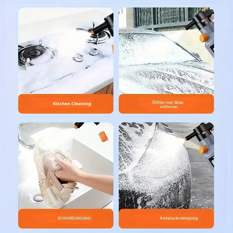Electric Foam Spray Bottle – Cordless Foam Sprayer for Car Washing