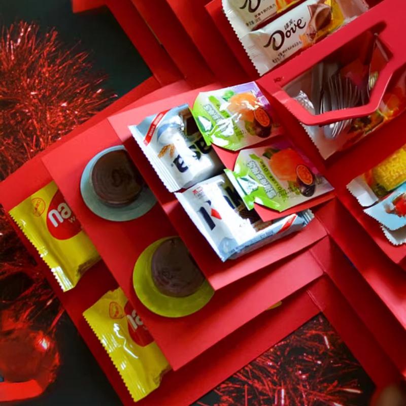 DIY Überraschungsbox 5 Schichten – Leere Geschenkbox zum selbst Befüllen