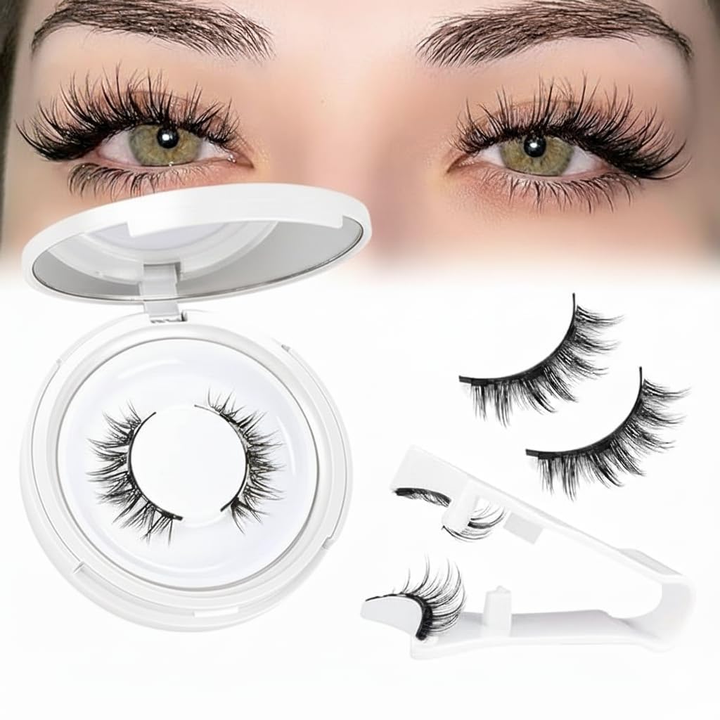Reusable Magnetic Eyelashes – Quick Hold, Natural Look, No Glue