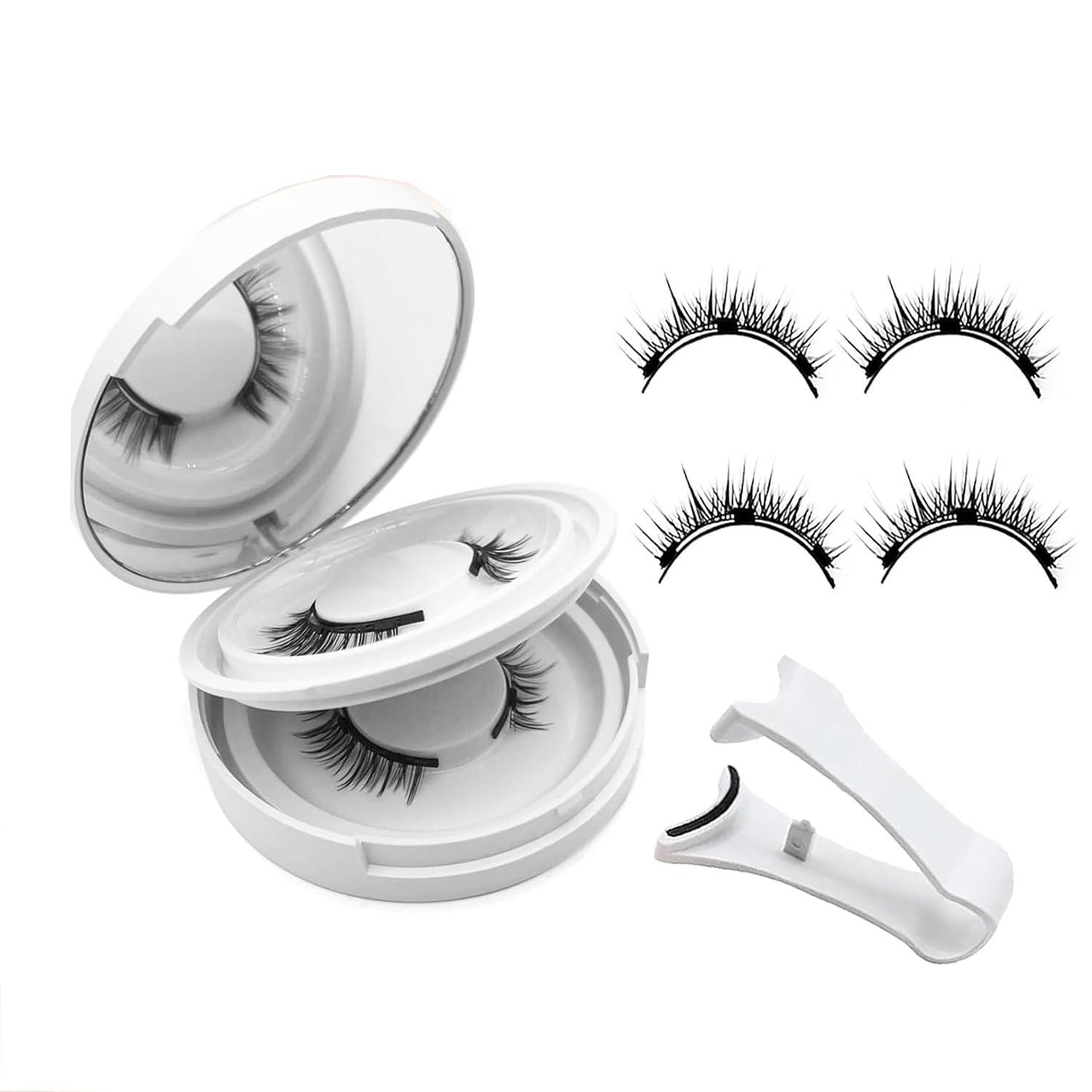 Reusable Magnetic Eyelashes – Quick Hold, Natural Look, No Glue