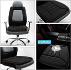 Memory foam car seat cushion with ergonomic design