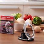 Stainless Steel Egg Slicer – Slices, Halves & Quarters in One