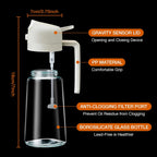 2-in-1 Oil Spray Bottle & Pourer – 470 ml Glass