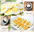 Stainless Steel Egg Slicer – Slices, Halves & Quarters in One