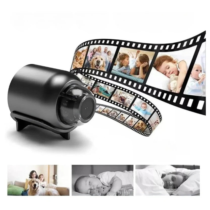 Wi-Fi surveillance camera with night vision and 120° wide angle