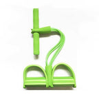 Resistance Band Sit-Up Trainer with Foot Pedals