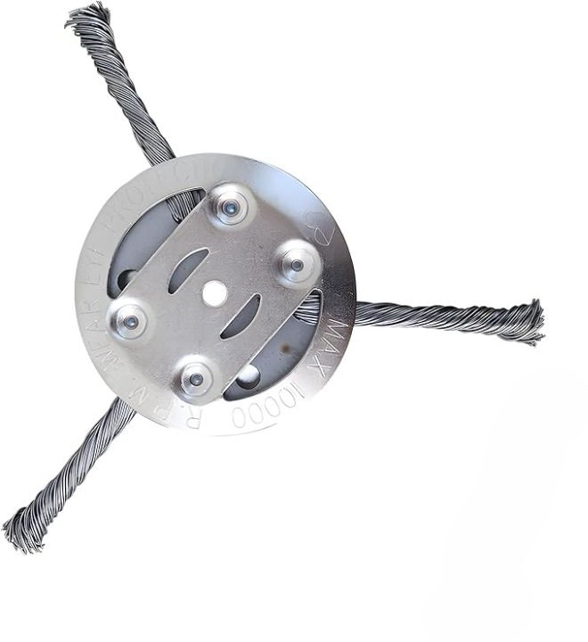 Brush Cutter Replacement Head – Durable Metal Blades, 3 or 6 Pieces