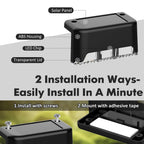 Solar patio lights with motion sensor
