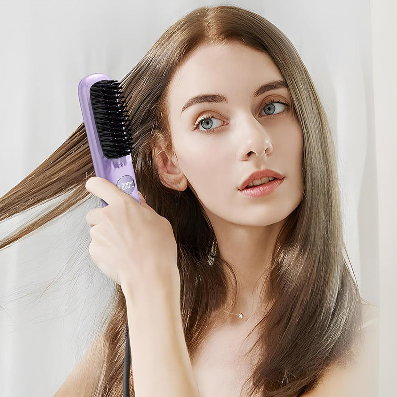 Cordless Hair Styling Brush with Ion Technology