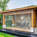 Transparente Schutzplane PE mit Ösen