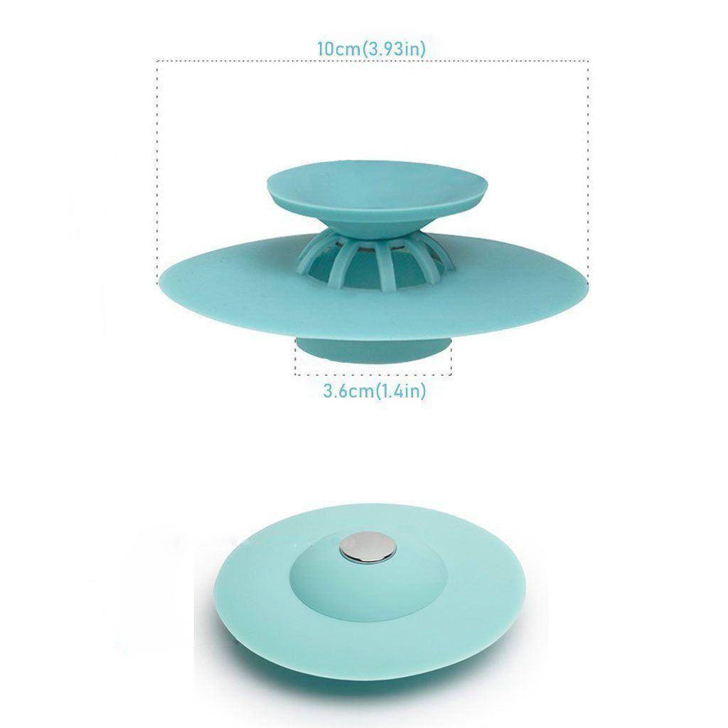 Drain stopper with hair catcher silicone – multifunctional