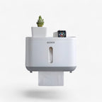 Toilettenpapierhalter mit wasserdichter Abdeckung und Ablage